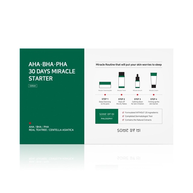 Somebymi Some By Mi AHA BHA PHA 30 Days Miracle Starter Kit 4 items