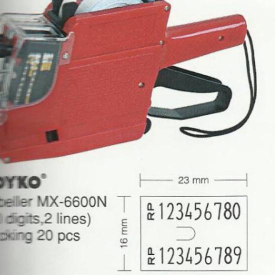 

◘ JOYKO MX-6600N (angka-angka) - Label Harga 2 Line #Best Product & High Quality #ORIGINAL Ω