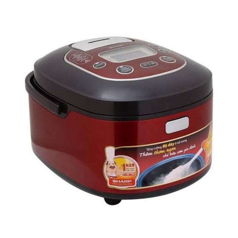 MAGIC COM RICE COOKER SHARP KS TH18 KSTH18 RD WH 1,8 1.8 LITER PENANAK PENGHANGAT PENGUKUS NASI AWET