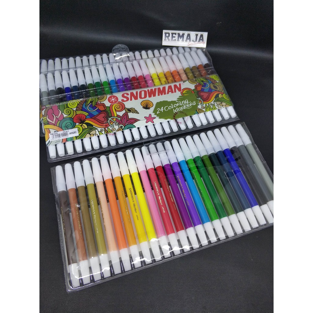 

Spidol Snowman 24 warna