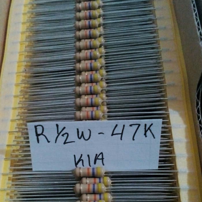 R Resistor ½ w - 47 k 1/2 w - 47 k 0.5w - 47 k