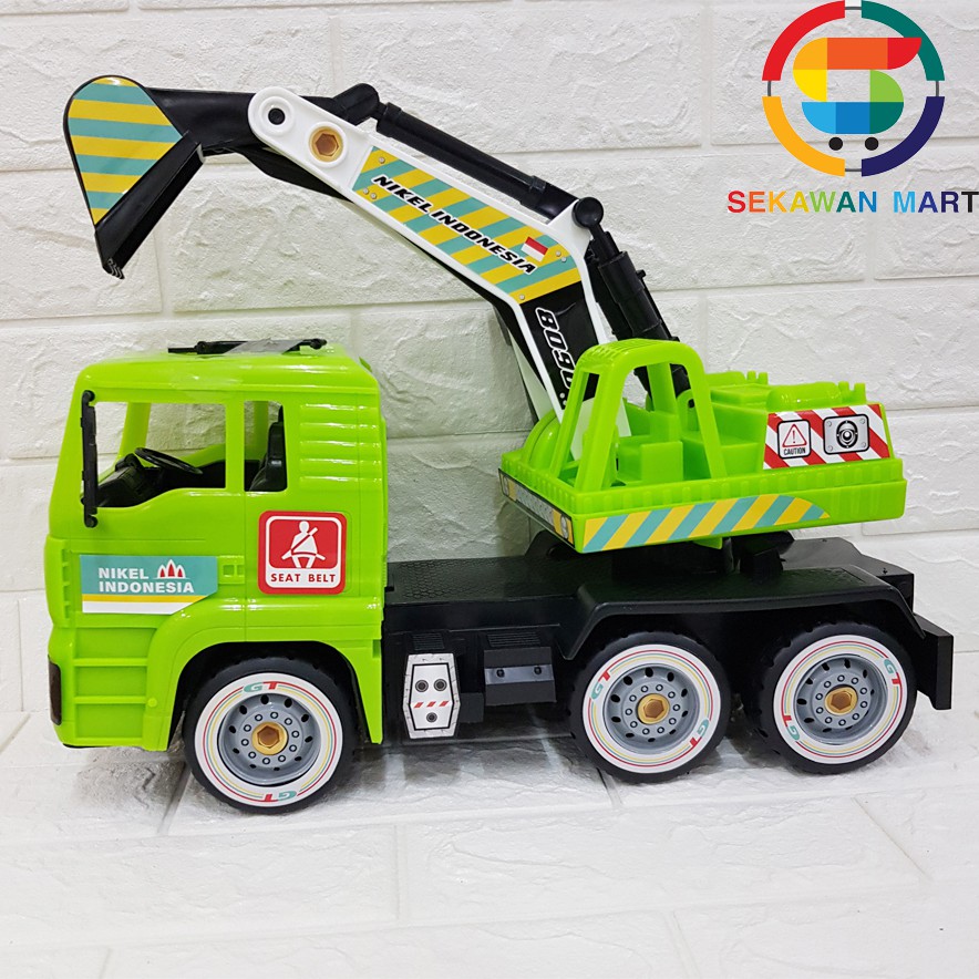 Mainan Anak Truck / Mainan Kontruksi Truck Keruk 8090