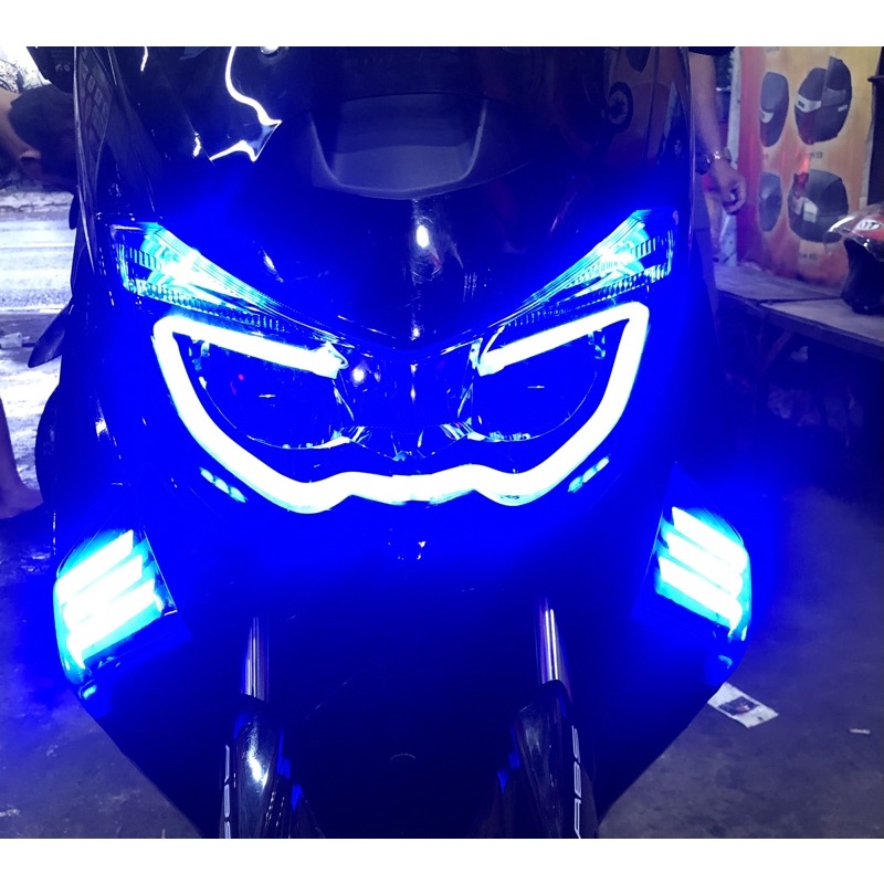 LAMPU SEIN LED NMAX LAMA BIRU MERAH PUTIH KUALITAS BAGUS