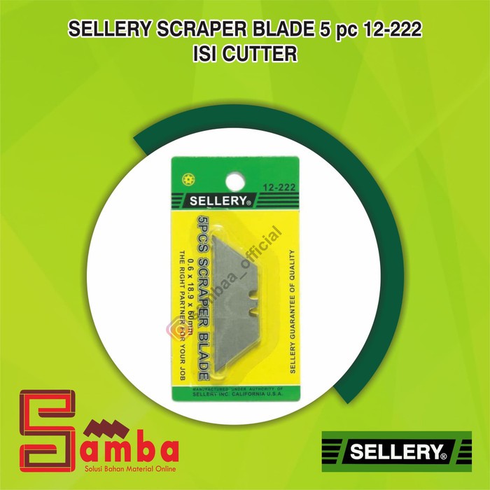

SELLERY SCRAPER BLADE 5 pc 12-222 / ISI CUTTER
