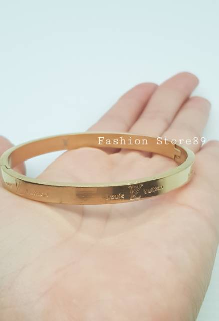 Gelang bangle import gelang titanium gold white gelang bangkok import Antikarat