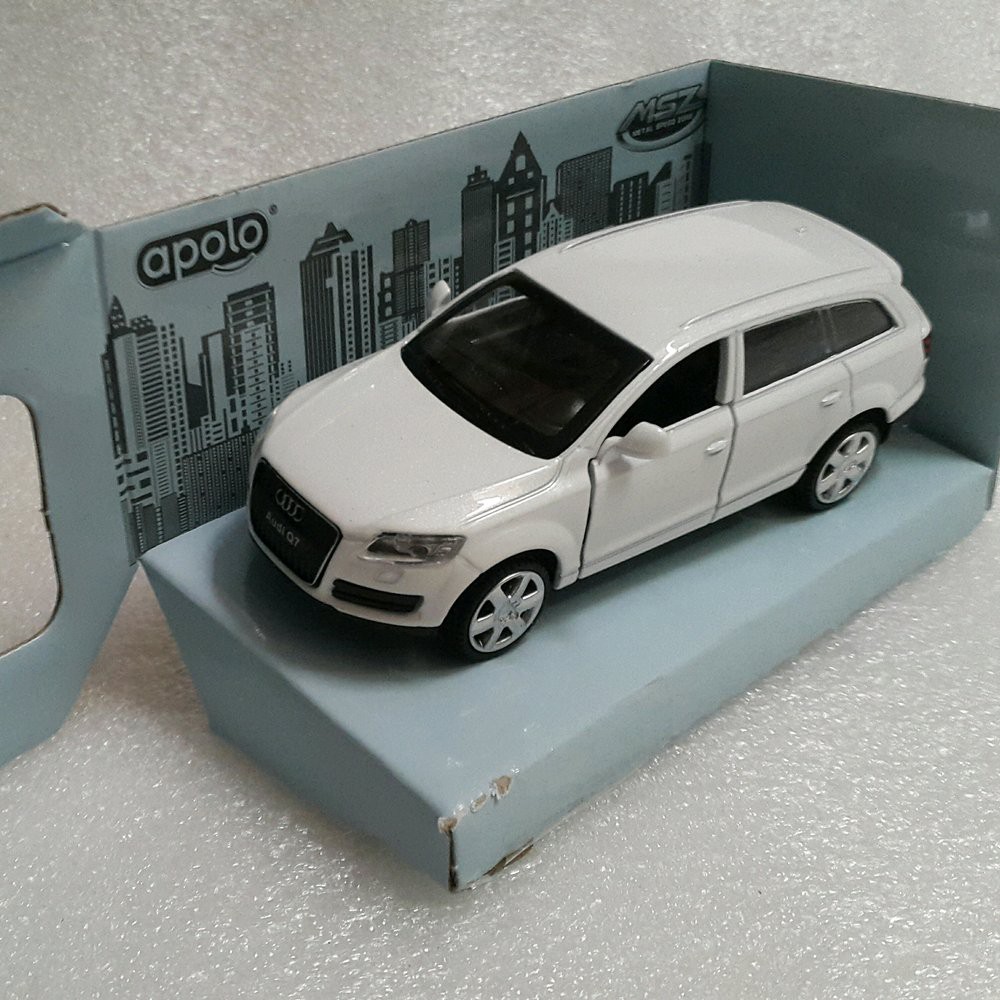 [Stok Ready] Diecast Mobil Audi Q7 Apolo MSZ Putih Murah