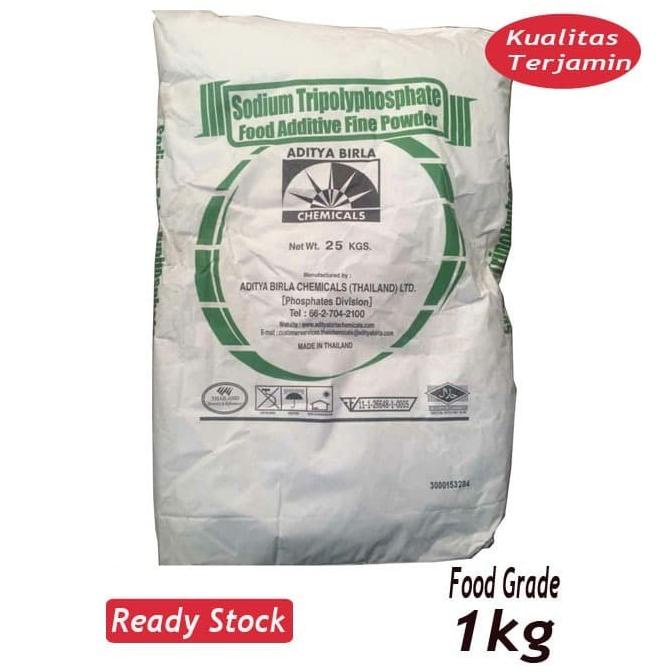 

TERBARU STPP (Sodium Tripolyphospate) 1kg Food Grade / Pengenyal bakso 1kg
