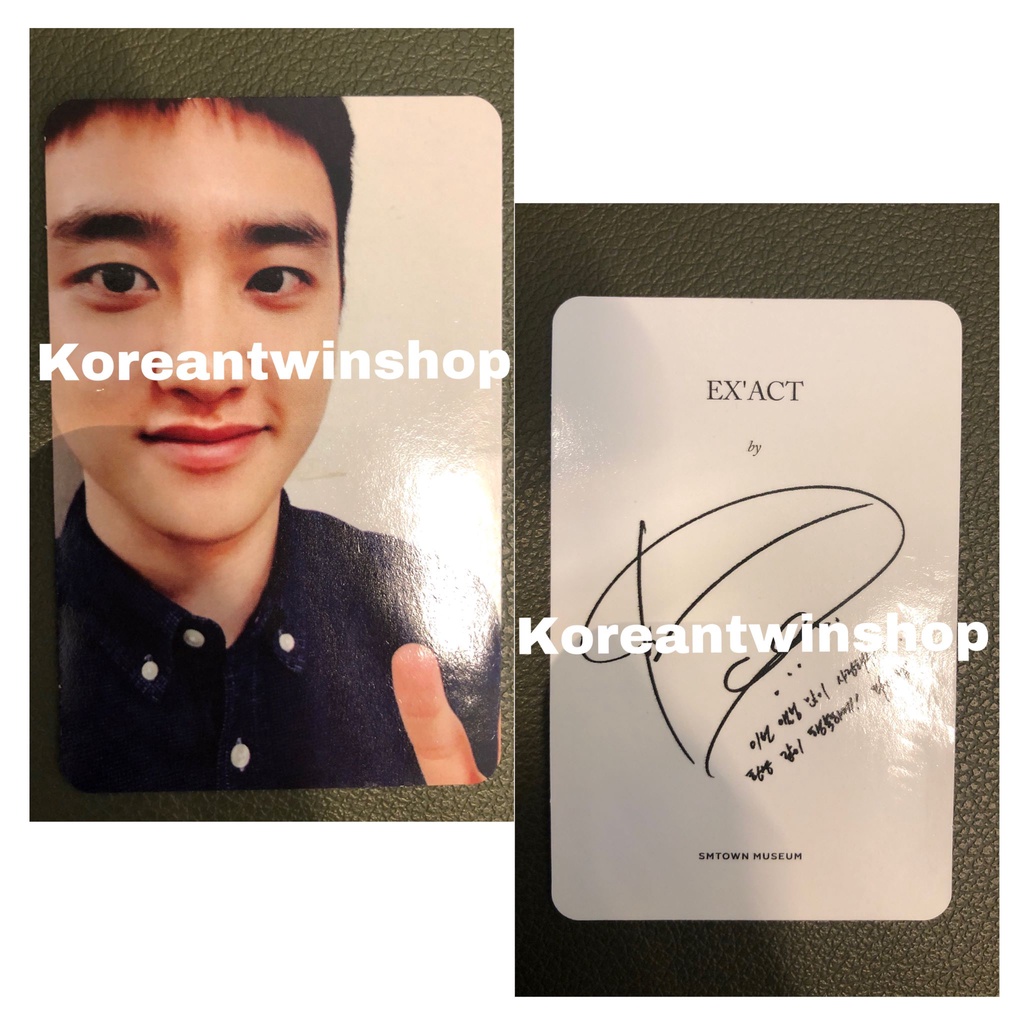 Photocard D.O SMTOWN MUSEUM | PC DO | PC D.O Part 2