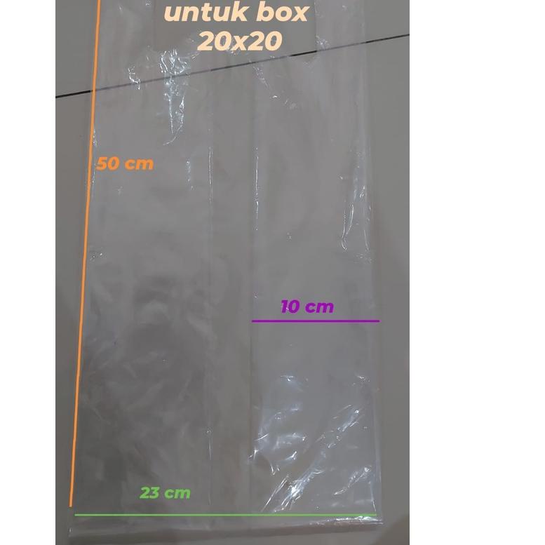 

★ KRESEK PE bening uk 23 untuk box 20 x 20 ( pabrik langsung) ➾