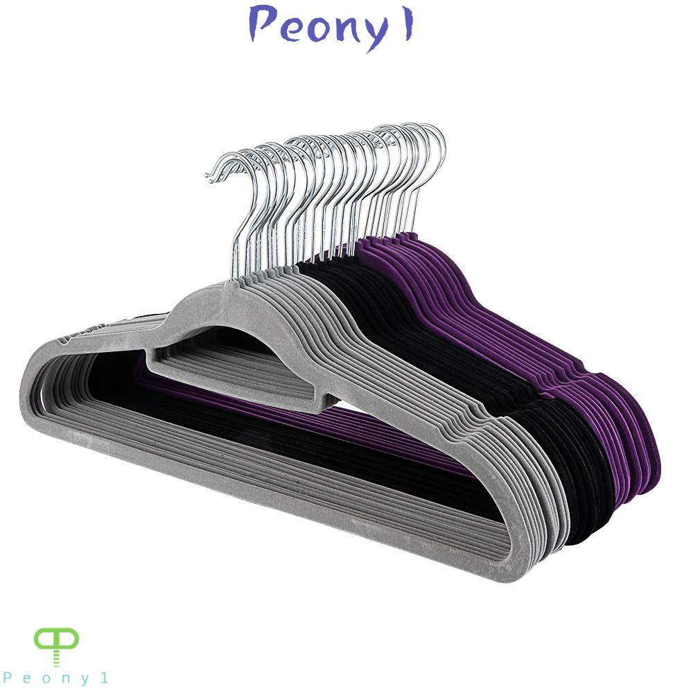 Peny 10pcs Household Home Living Save Space Dress Rack Non Slip Flocked Clothes Hangers Shopee Indonesia