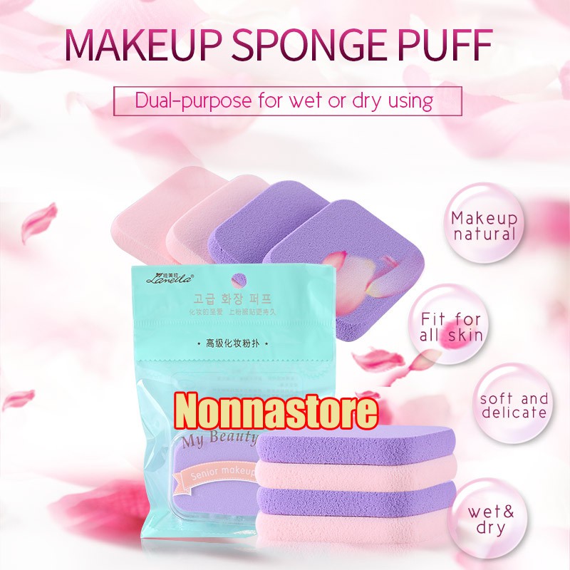 LAMEILA Makeup Sponge Puff Women Beauty Foundation Cosmetic Flawless Facial Sponges Soft Powder