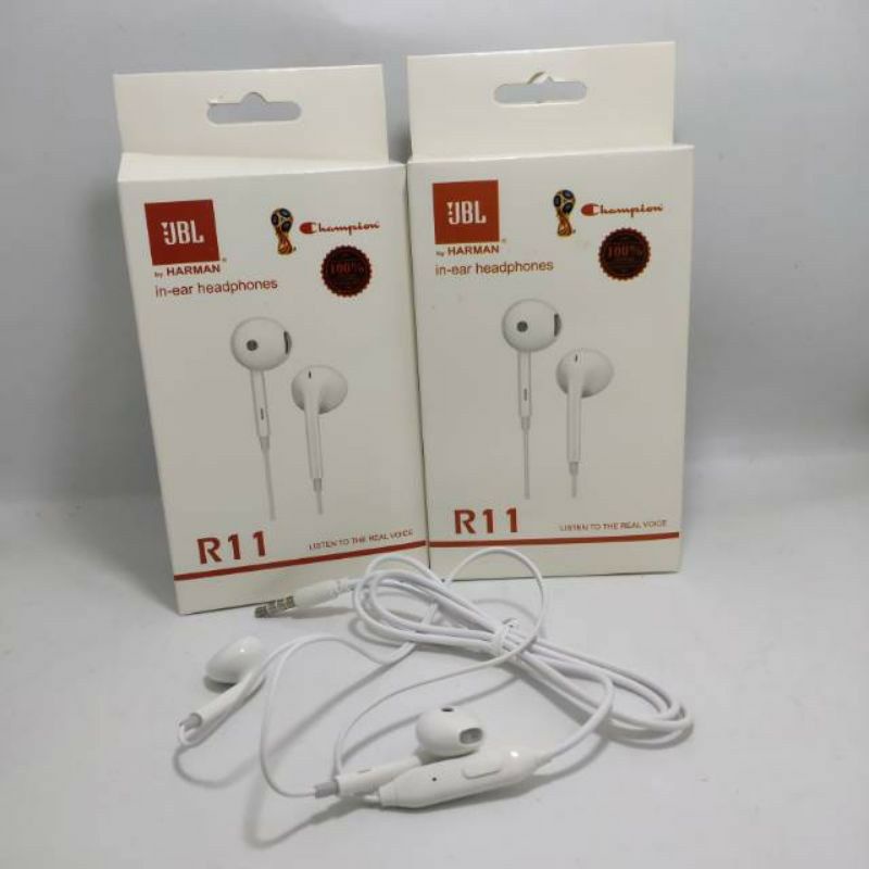 HF HEADSET/EARPHONE JBL R11 ORIGINAL 100% CHAMPION SUPER BASS