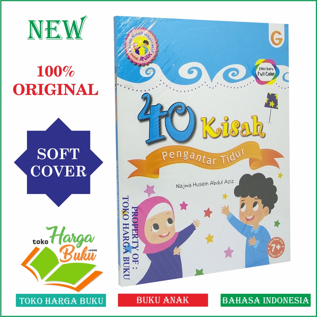 Foto 40 Kisah Pengantar Tidur SOFT COVER Buku Anak EDISI BARU FULL COLOR GIP