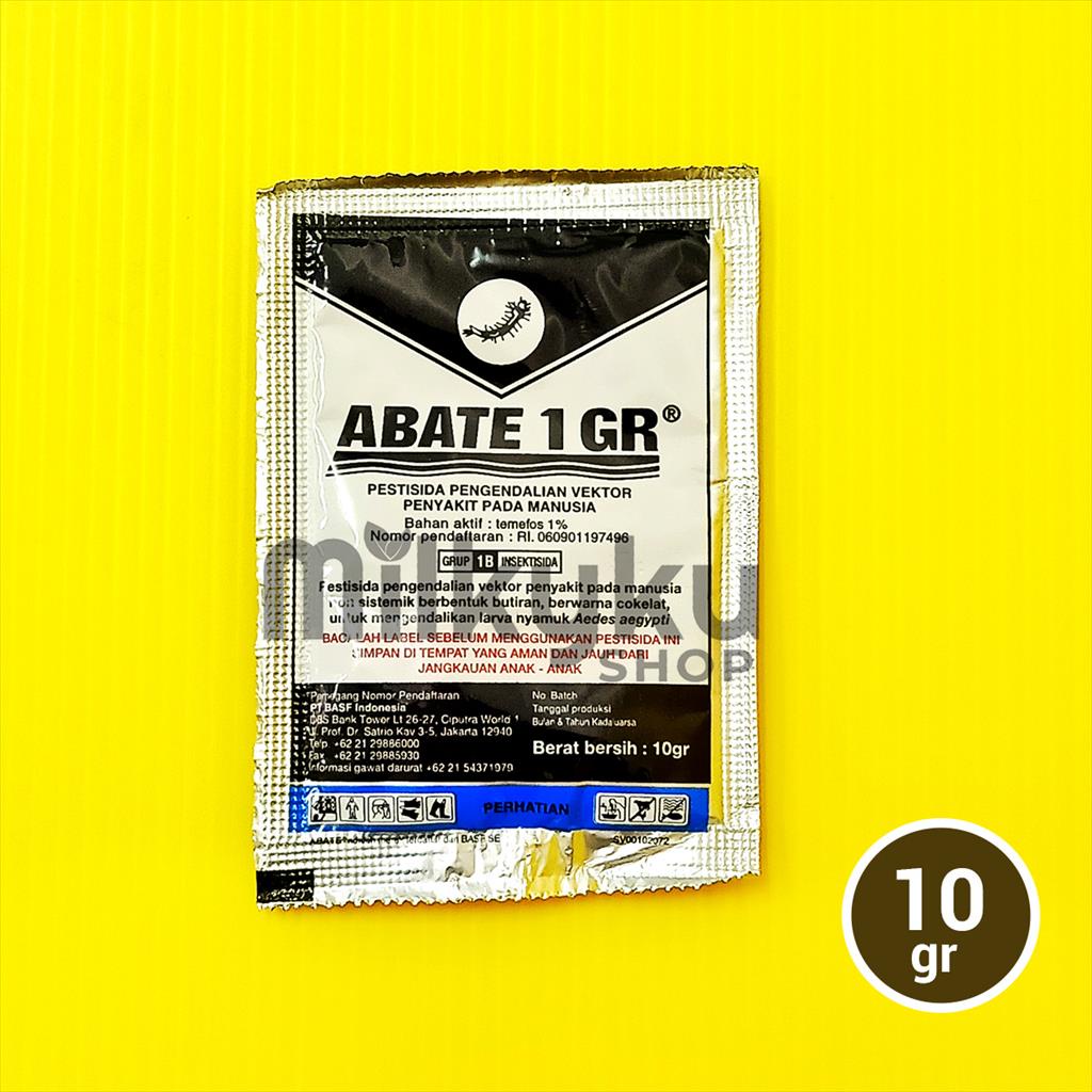 ABATE 1 GR 10 GRAM PER SACHET OBAT JENTIK NYAMUK