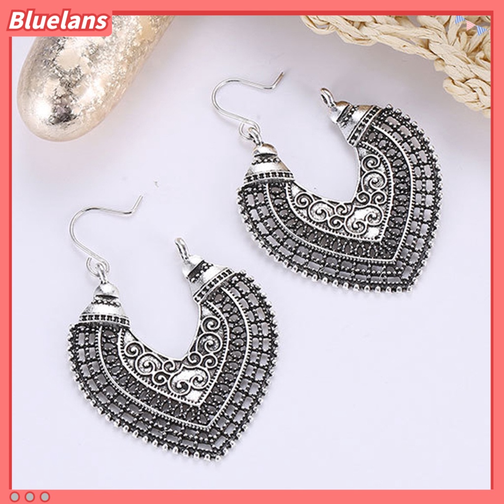 Bluelans Earrings Women Bohemian Alloy Women Bohemian Ear Pendant