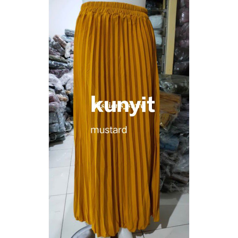 ROK PLISKET WANITA PREMIUM / ROK PLISKET / ROK PLISKET PANJANG / ROK PLISKET JUMBO / ROK PLISKET MAYUNG / ROK PREMIUM