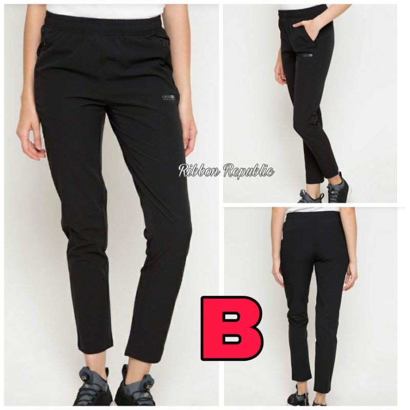 361 Degrees Woman Celana Training Panjang Olahraga Wanita Senam Gym Fitness Yoga Dance Lari Sepeda