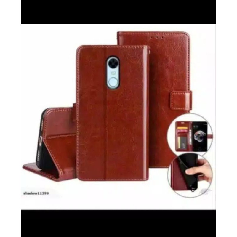 Leather Flip Cover Vivo V7+ / Vivo Y30/Y50 / Vivo X50 /Vivo X50 Pro Wallet Case Kulit - Dompet