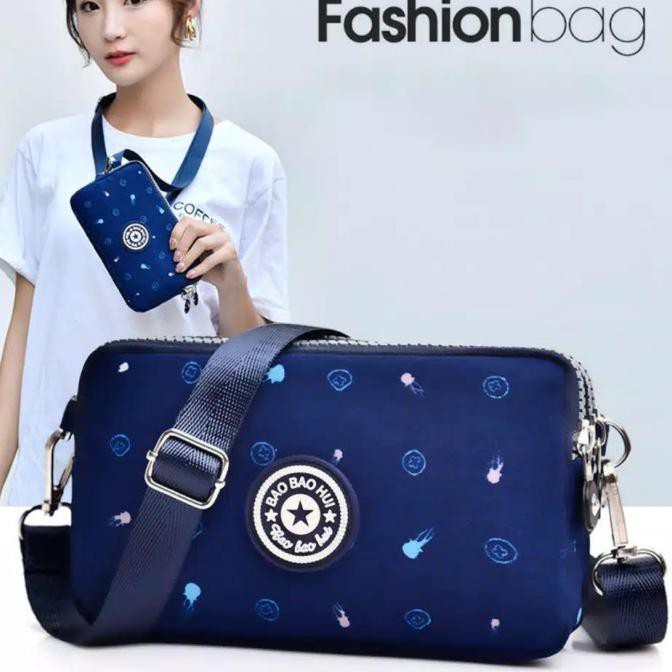 Import Tas Selempang Wanita Slingbag Mini Kecil Tempat Hp Dompet Korea