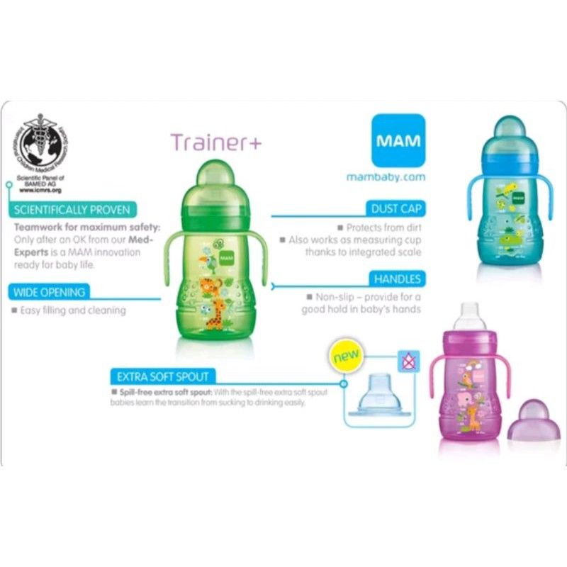 MAM Trainer Bottle Spout + Teat - Botol Minum Bayi