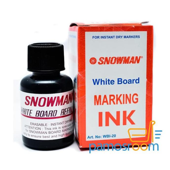 

Tinta Spidol Whiteboard / Non Permanen Snowman Original Murah 3 Warna Murah