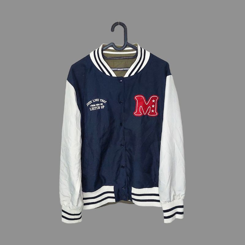 Jaket Varsity Reversible