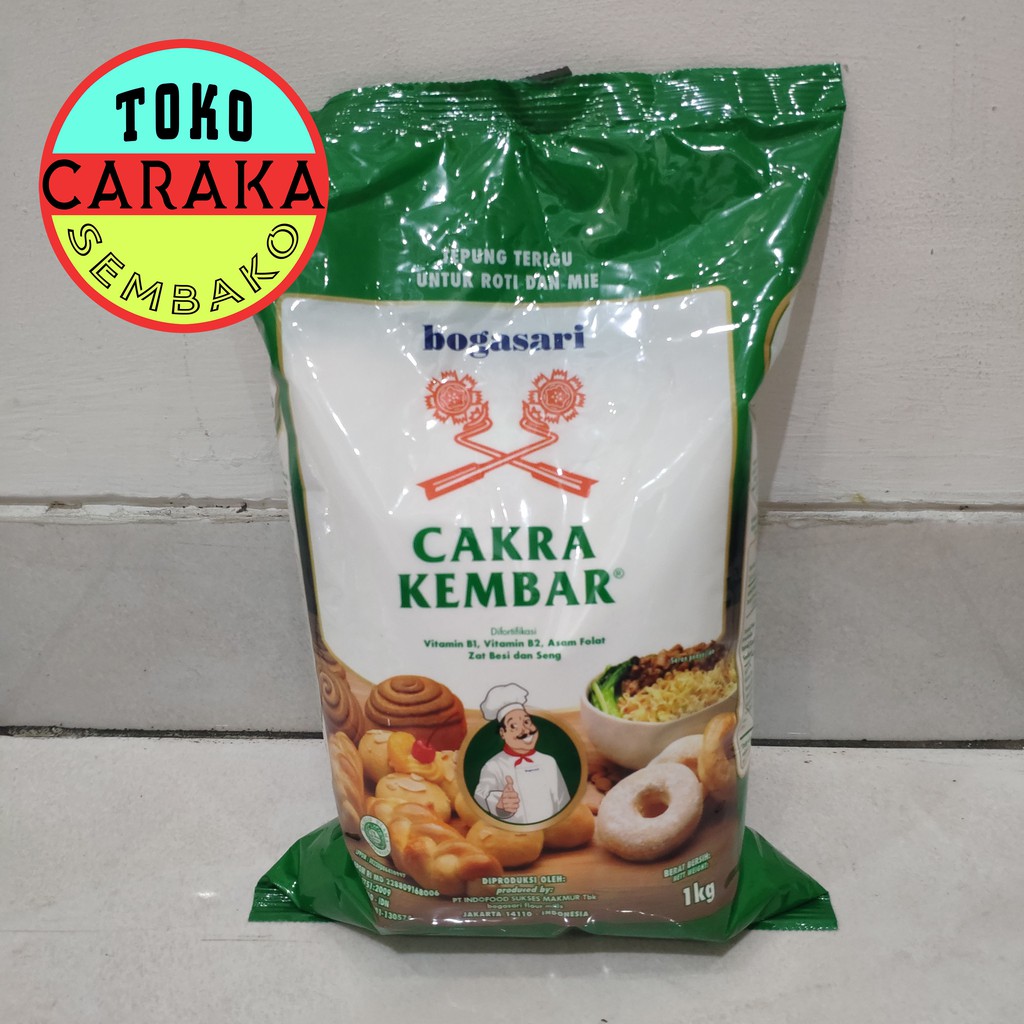 

Tepung Terigu CAKRA KEMBAR - Bogasari - 1kg