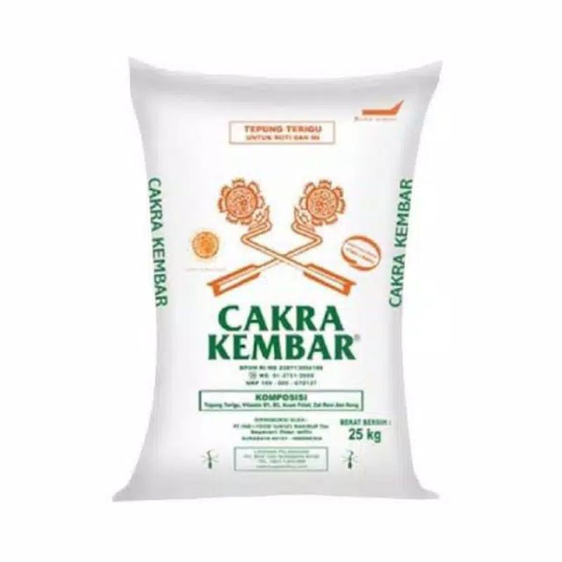 

Tepung Protein Tinggi Cakra kembar Repack 1 Kg