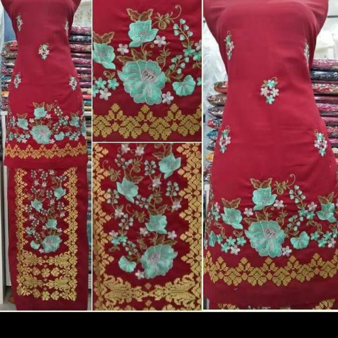 Bukittinggi Original Kain Bordir /Kain Bakal Baju / Bordiran Bukuttinggi / Khas Bukittinggi Bordiran