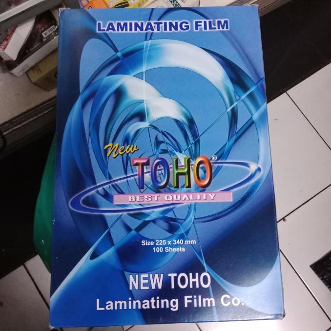 

plastik laminating folio merk toho KERTAS FOLIO