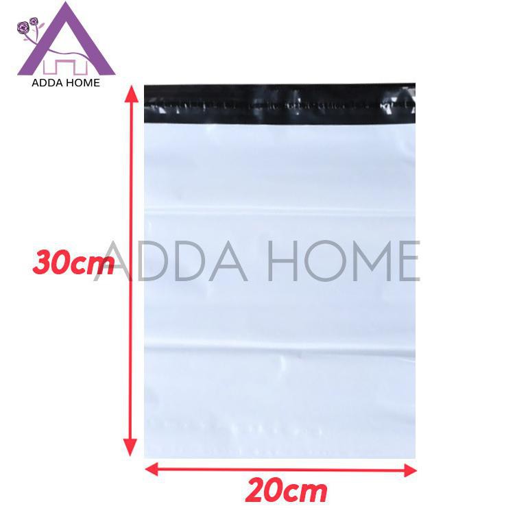 

Polymailer Plastik Packing Kemasan 20x30 cm Putih (100pcs) - ADDA HOME