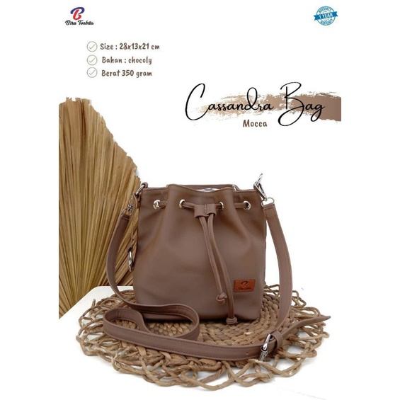 READY TAS CASSANDRA SLINGBAG SERUT BY BIRU TSABITA ANTI AIR CHOCOLY