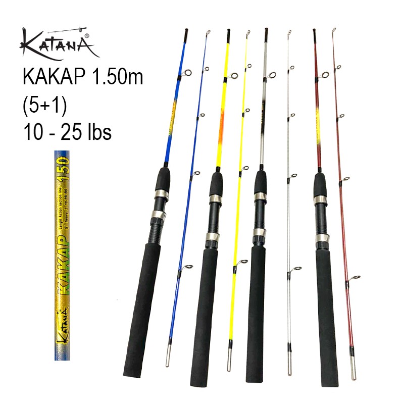 Joran  Katana KAKAP 1.2 - 1.5 M Bahan Fiber Solid