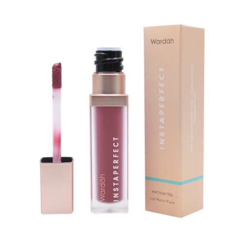 Instaperfect Mattesetter lip matte paint lip cream / wardah instaperfect lipcream