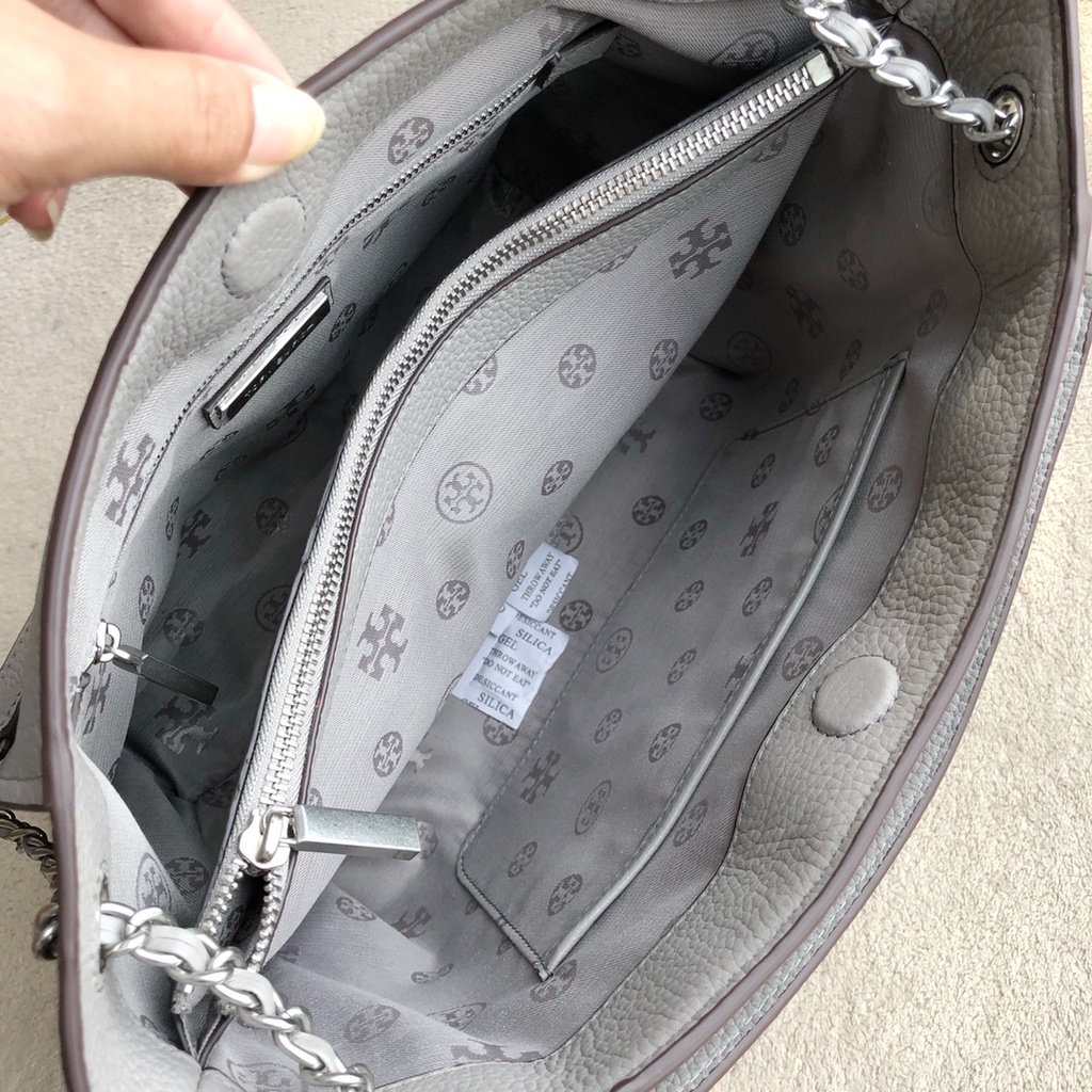 (SameDay Grab)  all ada Ori TB 73503 hollow logo 73503 First layer cowhine material ladies shoulder bag Tote bag handbag