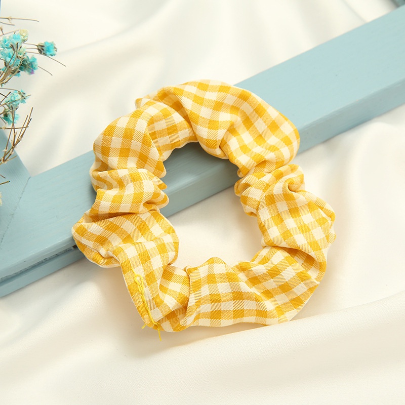 ASIN829 - Ikat Rambut Korea Kain Karet Wanita J204 Scrunchie Elastis Kisi Tali Aksesoris Rambut