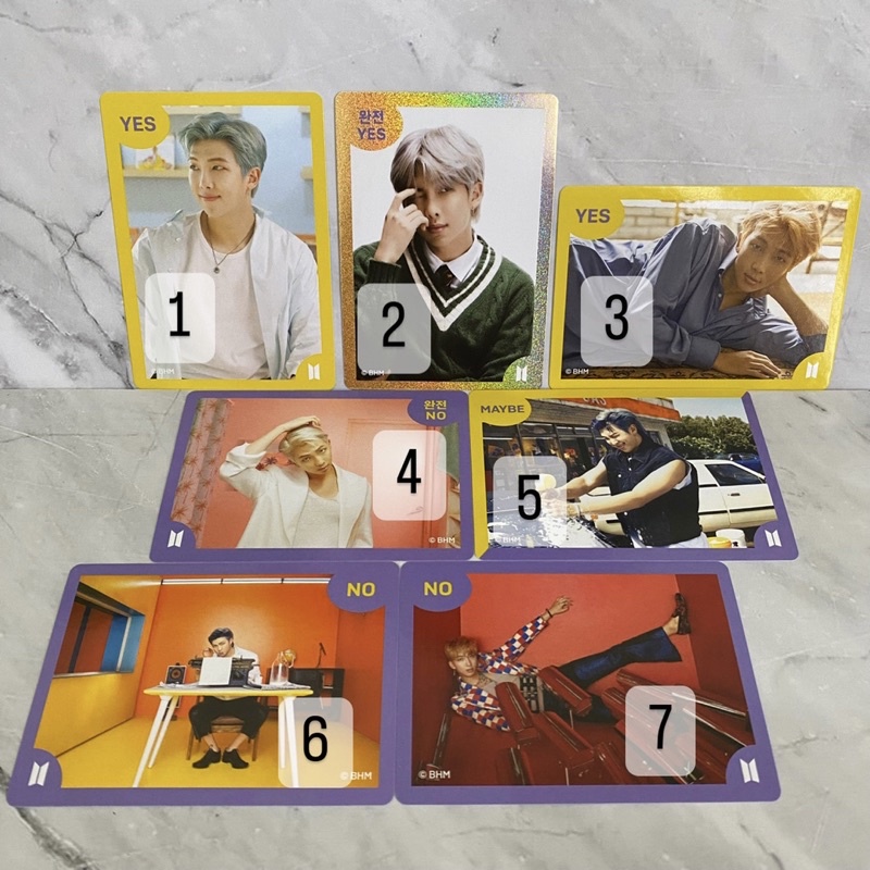 OFFICIAL RM Namjoon BTS do you know me photocard pc butter persona dynamite be mots