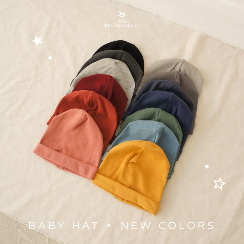 Topi Bayi Little Palmerhaus Baby Hat Kupluk Polos