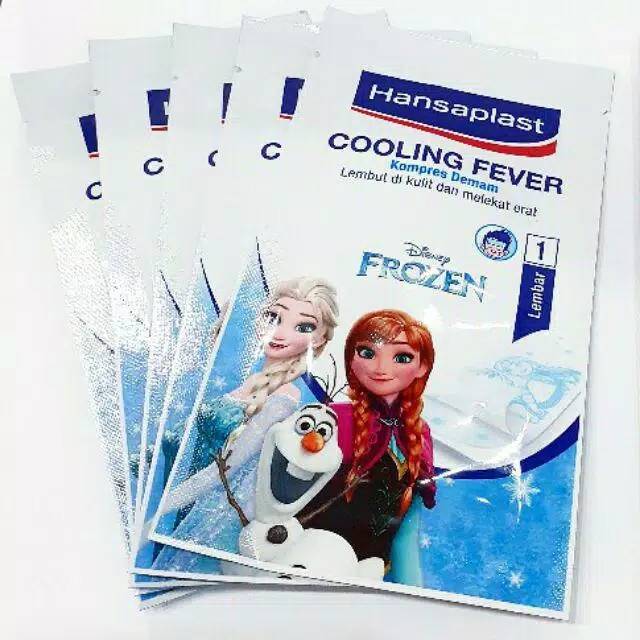 (TWIN PACK )HANSAPLAST KOMPRES DEMAM DISNAY FROZEN COOLING FEVER