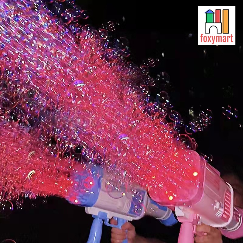 (BISA COD) Mainan Bubble Gun Bazoka Bazooka 25 HOLE Mainan Tembak Gelembung Mainan Anak Bubble Gun Bubble Camera Kamera-1