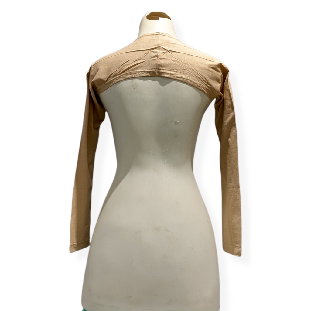 Manset Tangan Handsock Balero Sambung Wanita Bahan Spandek Rayon Premium Import Murah Bandung-Mocca