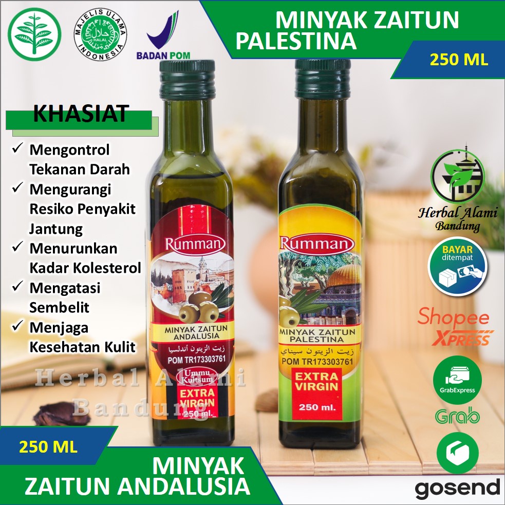 Jual Minyak Zaitun Palestina Zaitun Rumman Palestina / Andalusia Extra