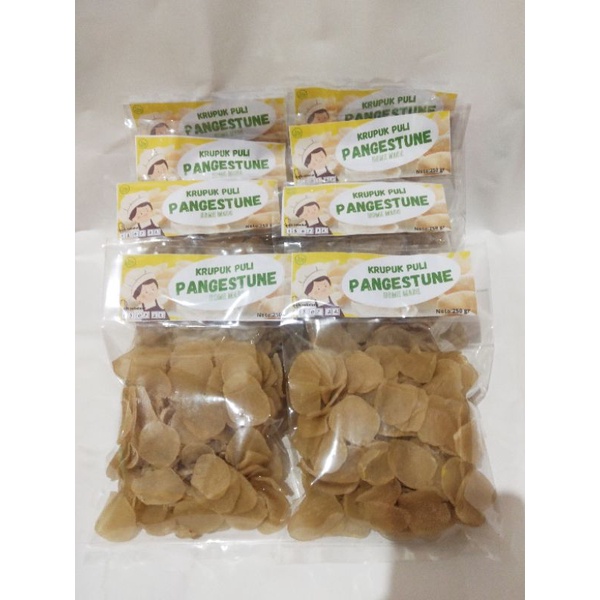 

KRUPUK PULI PANGESTUNE DARI NASI/KEMASAN 250 GRAM