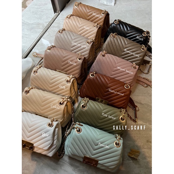 Kyoto Bag, Tas Wanita Premium, Shoulder Bag Kulit Sintetis