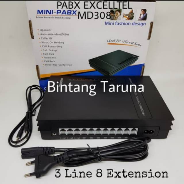 Pabx Excelltel MD308 Mini Pabx Excelltel MD308 setara PB308 Soho Seri