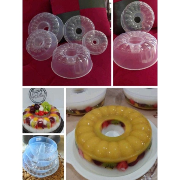 CETAKAN PUDING AGAR-AGAR PLASTIK / LOYANG PUDING