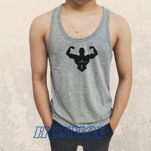 Singlet Pria Dewasa GYM Singlet Dewasa Cowok Cewek Cotton Combed Kualitas Premium Adem