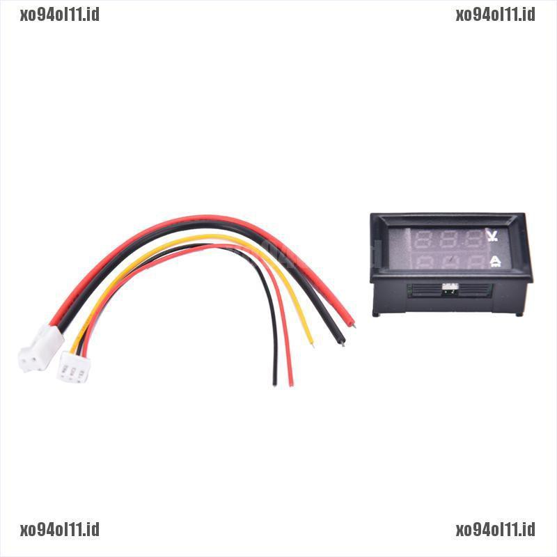 【XO&amp;COD】DC 0-100V 10A Dual LED Digital Voltmeter Ammeter Voltage Voltmeter