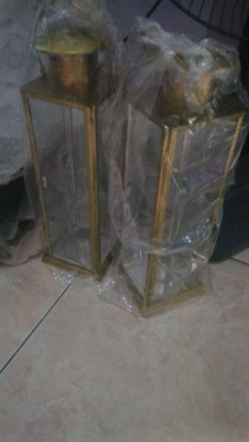 Tempat Lilin Lentera Warna