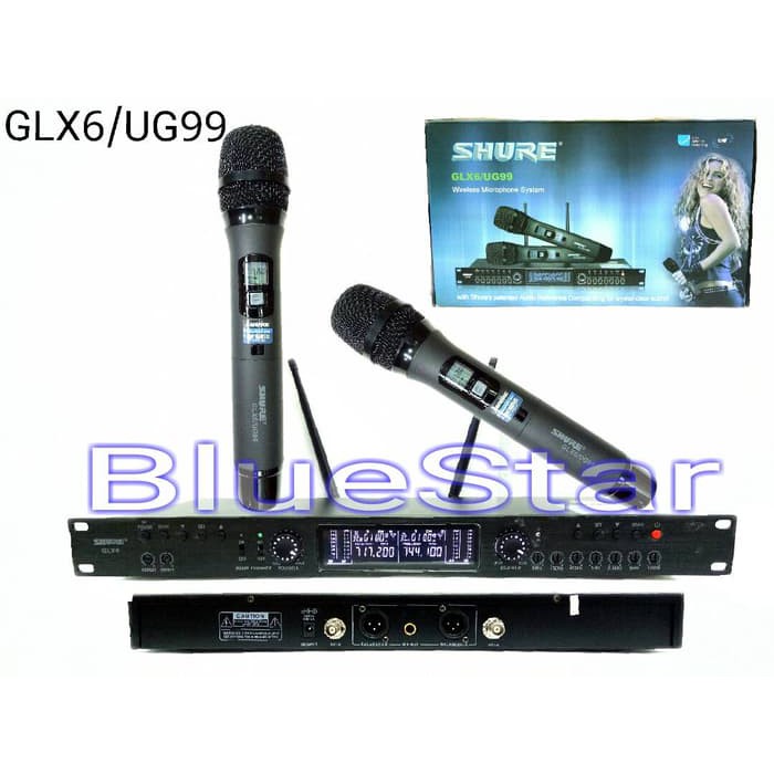 Microphone Mic wireless shure GLX 6 / UG 99 UHF professional